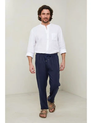 Lin Passion Spodnie w kolorze granatowym rozmiar: L/XL