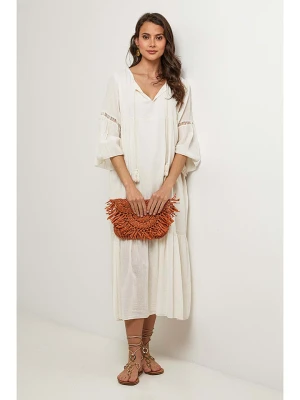 Lin Passion Sukienka w kolorze kremowym rozmiar: 40/42