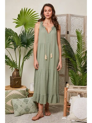 Lin Passion Sukienka w kolorze zielonym rozmiar: 34/36
