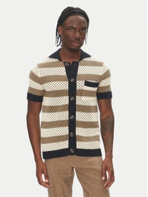 Lindbergh Kardigan 30-804112 Beżowy Relaxed Fit