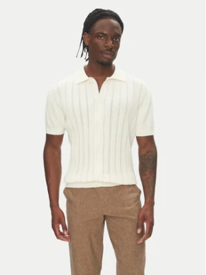 Lindbergh Kardigan 30-804114 Écru Slim Fit