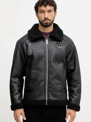 Lindbergh kurtka kolor czarny przejściowa oversize 30-301124