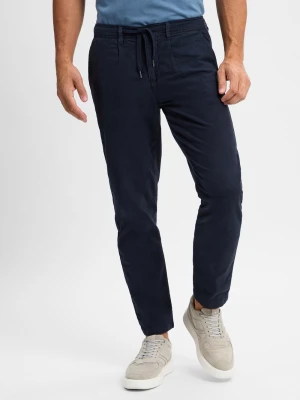 Lindbergh Męskie chinosy Mężczyźni len niebieski jednolity,