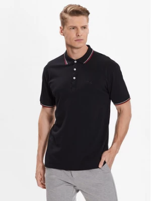 Lindbergh Polo 30-404010 Czarny Relaxed Fit