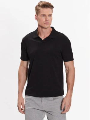 Lindbergh Polo 30-404036 Czarny Slim Fit