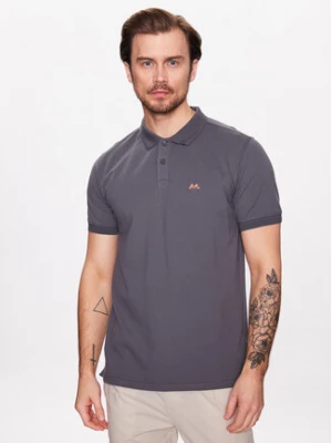 Lindbergh Polo 30-427002 Szary Relaxed Fit