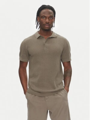 Lindbergh Polo 30-804126 Beżowy Relaxed Fit