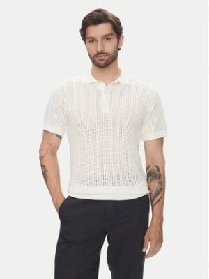Lindbergh Polo 30-804126 Écru Relaxed Fit