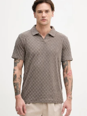 Lindbergh polo męskie z bawełną