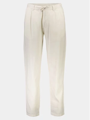 Lindbergh Spodnie materiałowe 30-003020 Biały Relaxed Fit
