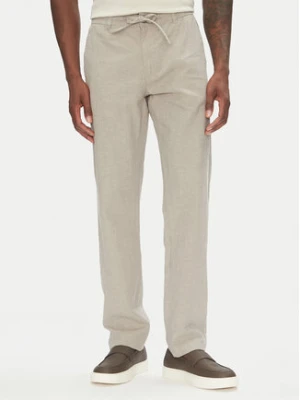 Lindbergh Spodnie materiałowe 30-008003 Szary Tapered Fit