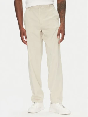 Lindbergh Spodnie materiałowe 30-008031 Beżowy Relaxed Fit