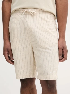 Lindbergh szorty z domieszką lnu