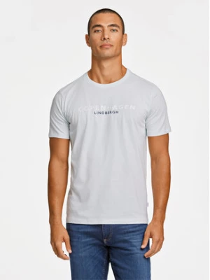 Lindbergh T-Shirt 30-400200 Błękitny Relaxed Fit