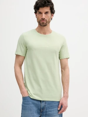 Lindbergh t-shirt męski kolor zielony z nadrukiem 30-400245