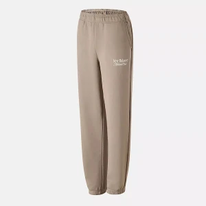 Linear Fleece Jogger, markiNew Balance, Spodnie dresowe, w kolorze brązowy, rozmiar: