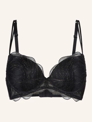 Lingadore Biustonosz Push-Up schwarz CZARNY