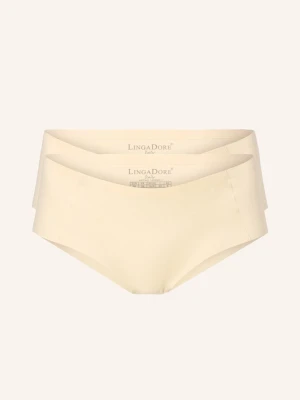 Lingadore Daily – Zestaw 2 Sztuk Majtek Typu Hipster beige BIAŁY