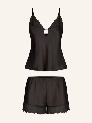 Lingadore Top + Szorty schwarz CZARNY