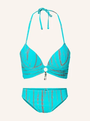 Lingadore Zestaw Bikini Typu Triangle blau TURKUSOWY