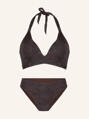 Lingadore Zestaw Bikini Z Wyściełanymi Miseczkami Typu Triangle braun BRĄZOWY