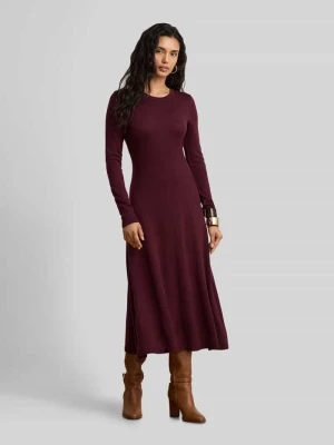 Linia a sukienka casualowa z czystej wełny model 'VORLEY' Lauren Ralph Lauren