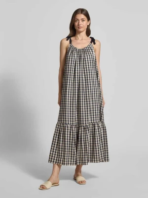 linia a sukienka casualowa z mieszanka bawełny model 'UGOLA' Weekend Max Mara Czarny