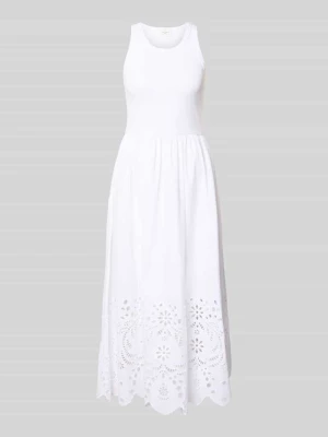 linia a sukienka midi z mieszanka bawełny model 'NAOMI' Pepe Jeans