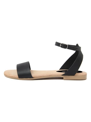 Lionellaeffe Skórzane sandały w kolorze czarnym rozmiar: 39