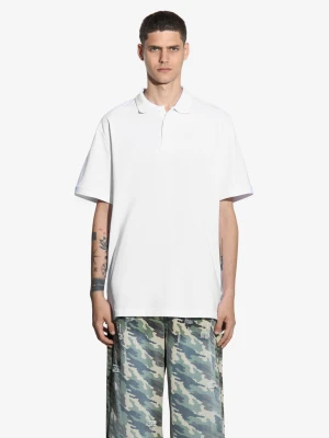 Lior polo męskie białe Prosto