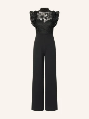 Lipsy Kombinezon Z Koronką schwarz
