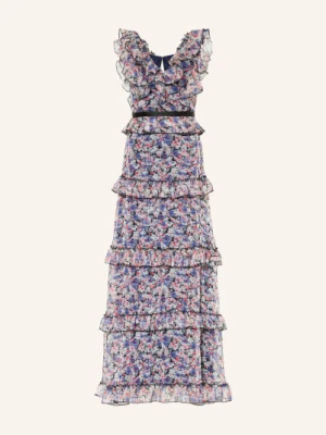 Lipsy Sukienka Ditsy Z Falbankami rosa