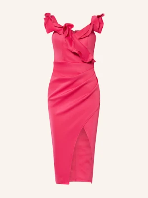 Lipsy Sukienka Koktajlowa Raffle pink