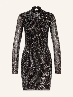 Lipsy Sukienka Koktajlowa Z Cekinami I Wycięciem silber