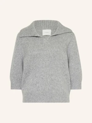 Lisa Yang Dzianinowa Koszulka Lailai Z Kaszmiru grau