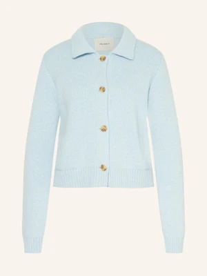Lisa Yang Kardigan Lynna Z Kaszmiru blau