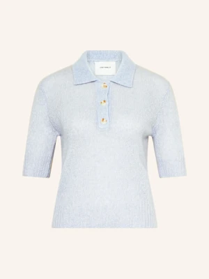 Lisa Yang Koszulka Polo Z Dzianiny Masy Z Kaszmiru blau