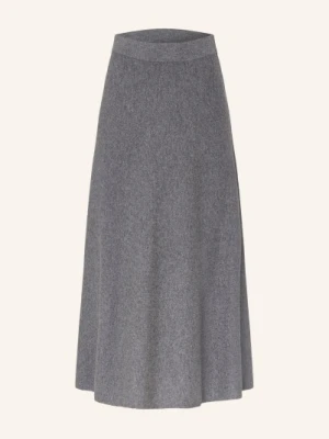 Lisa Yang Spódnica Z Dzianiny Torie Z Kaszmiru grau