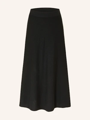 Lisa Yang Spódnica Z Dzianiny Torie Z Kaszmiru schwarz