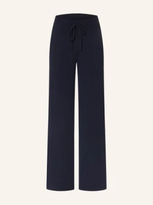 Lisa Yang Spodnie Z Dzianiny Sofi W Stylu Dresowym Z Kaszmiru blau