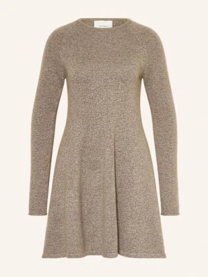 Lisa Yang Sukienka Z Dzianiny Z Kaszmiru beige