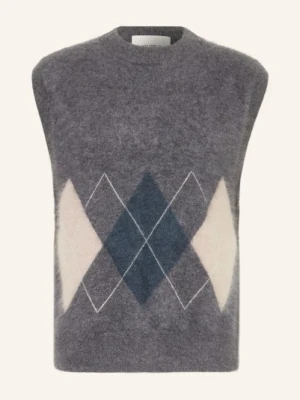 Lisa Yang Sweter Bez Rękawów Z Kaszmiru Dennis blau