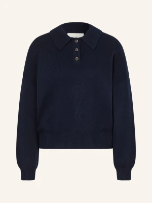 Lisa Yang Sweter Z Kaszmiru blau GRANATOWY