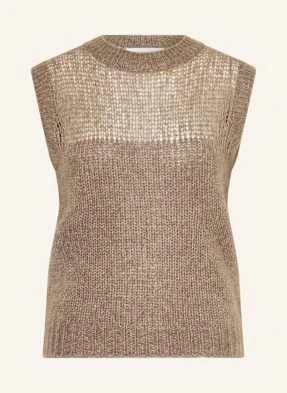 Lisa Yang Top Z Dzianiny Darcia Z Kaszmiru beige