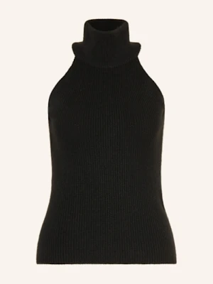 Lisa Yang Top Z Dzianiny Freya Z Kaszmiru schwarz