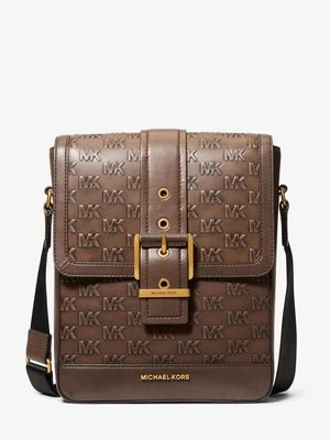 Listonoszka Colby z polerowanej skóry z wytłoczonym logo Michael Kors Mens