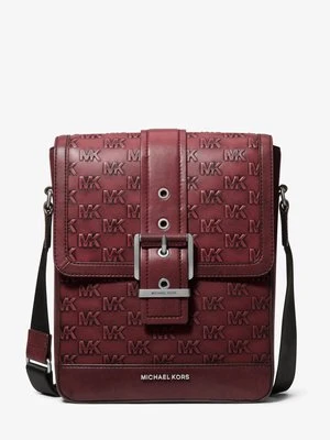 Listonoszka Colby z polerowanej skóry z wytłoczonym logo Michael Kors Mens