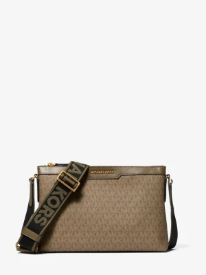 Listonoszka Hudson z charakterystycznym logo Michael Kors LODEN (Zielony)