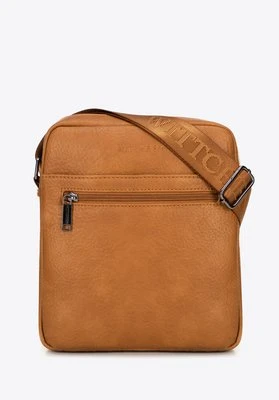 Listonoszka z imitacji skóry z regulowanym paskiem brązowa Wittchen