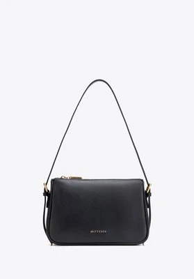 Listonoszka ze skóry naturalnej z regulowanym paskiem czarna Wittchen